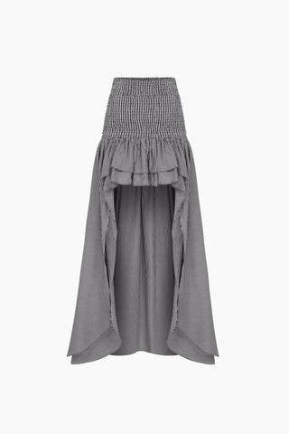 Fever Black Gingham Skirt