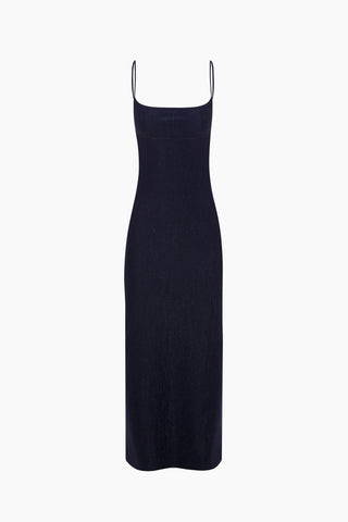 Hush Midi Dress / Navy Blue Glitter