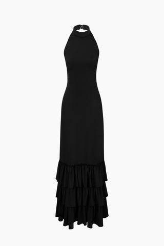 Liora Siyah Maxi Elbise