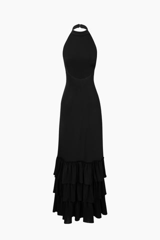 Liora Siyah Maxi Elbise