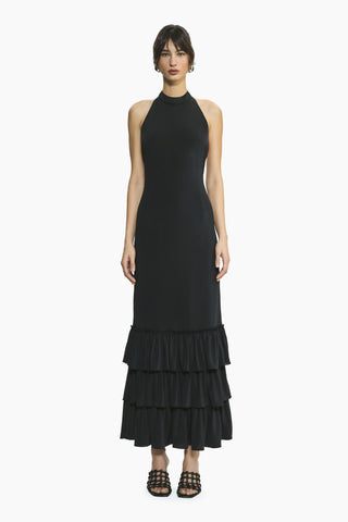 Liora Siyah Maxi Elbise