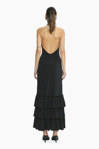 Liora Siyah Maxi Elbise