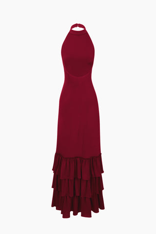 Liora Kırmızı Maxi Elbise