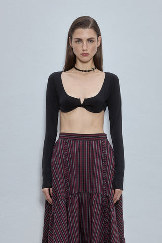 Noa Black Bustier