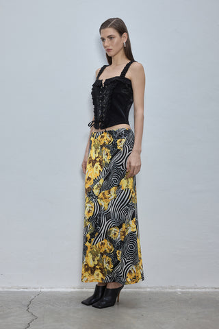 Bitsy Black Corset Top