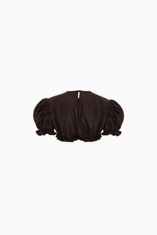 Mimi Crop Top / Brown