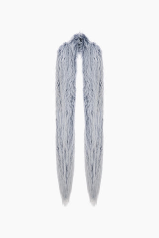 Perry Fur Scarf / Ice Blue