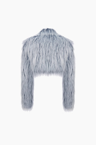Rare Fur Jacket / Ice Blue