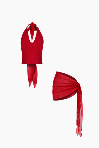 Muse Red Glitter Set