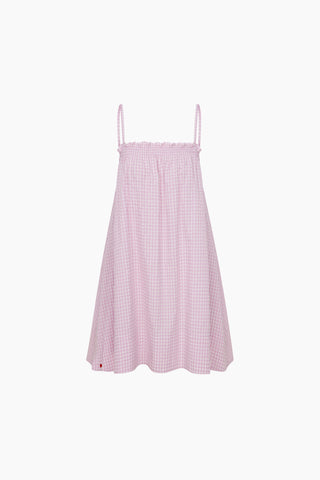Vaila Mini Dress / Pink Gingham