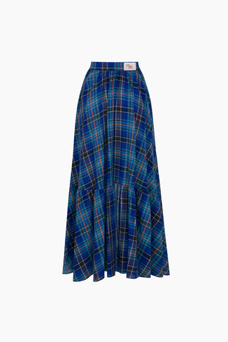 Rove Skirt / Blue Checked