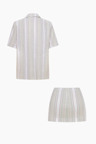Vanilla Set / Beige Striped