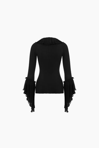 Yuna Black Blouse